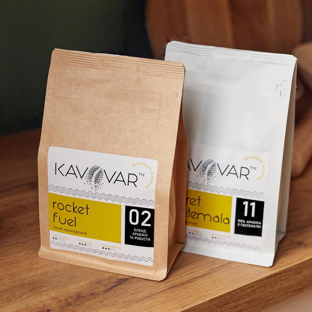 Разработка бренда кофе KAVOVAR
