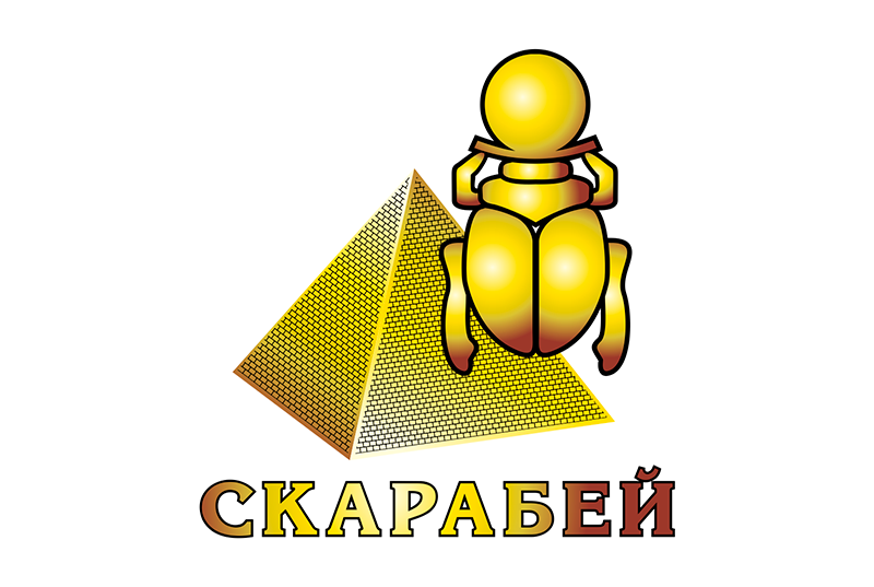 Логотип фірми Скарабей